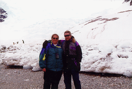 We land on the Antarctic Continent