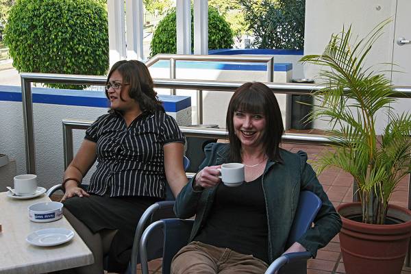 Rohini Morley, Kelli Shanahan,  | DSTC Farewell Symposium, 28 July 2005  | 