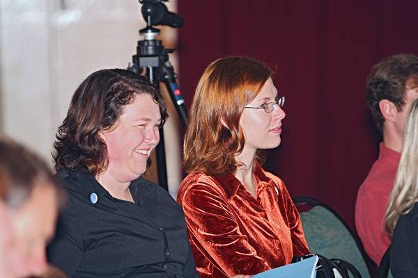 Suzanne Little, Karen Henricksen;  | DSTC Farewell Symposium, 28 July 2005  | 