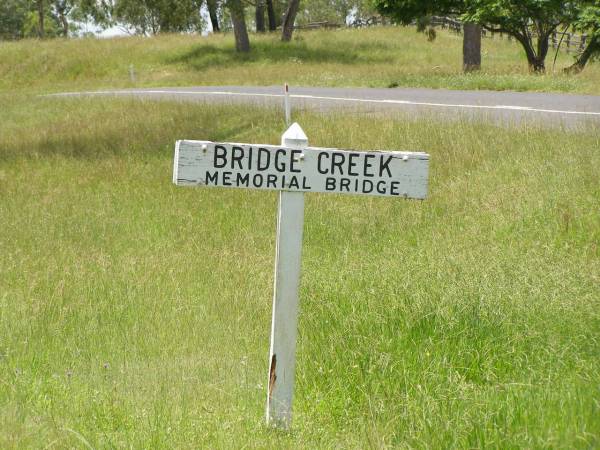 Bridge Creek Memorial Bridge, Mt Joseph, Woocoo Shire  |   | 