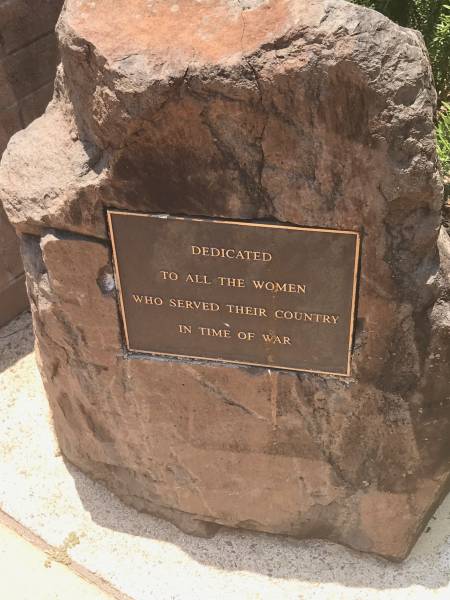 Women who served their country in times of war  | Burleigh War Memorial, Gold Coast City  |   | 