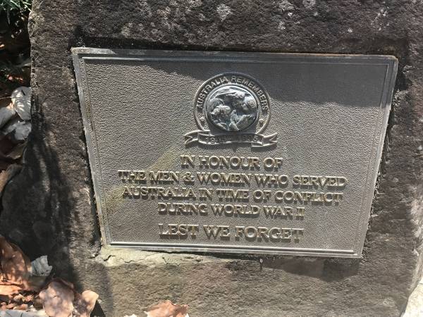 Men and women who served Australia in World War II  | Burleigh War Memorial, Gold Coast City  | 