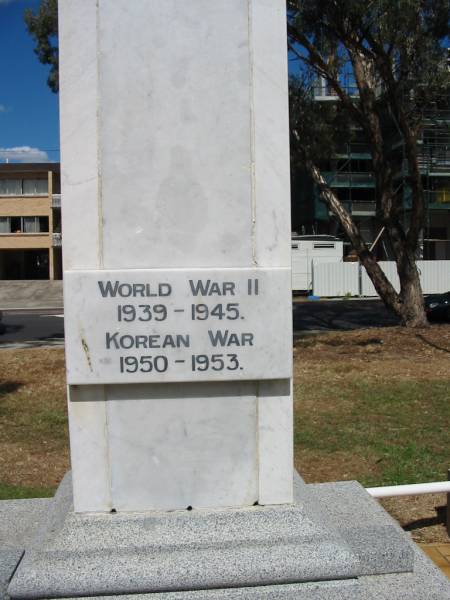  | Indooroopilly War Memorial, Brisbane  |   | 