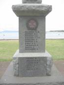 Killed in action  Boxshall A M Brumby W C Hibbert A C Hibbert C S S Hawkins A Horton J H Knox R C Trenwith C Watts J Williams C  Brown W Brown R N P Clark W M Hosie H J Kerr E Smith L W  Sorrento War Memorial, Victoria 