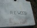 R E WOOD  Albany Creek Cemetery, Pine Rivers  