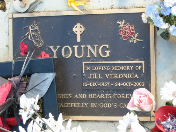 Jill Veronica YOUNG  | B: 16 Dec 1937  | D: 24 Oct 2003  |   | Albany Creek Cemetery, Pine Rivers  |   | 