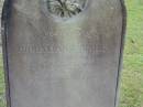 
Christian F. MARKS,
born 25 Feb 1841 died 21 June 1889;
Alberton Cemetery, Gold Coast City
