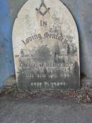 
Carl F.W. REHFELDT, husband father,
died 22 Jan 1928 aged 71 years;
Alberton Cemetery, Gold Coast City
