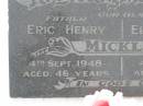 Eric Henry MICKLE, father, died 4 Sept 1948 aged 46 years; Elizabeth May MICKLE, mother, died 4 Nov 1984 aged 86 years; Elvy Myrtle MICKLE, sister, 2-12-1929 - 16-11-1992; Mervyn Herbert MICKLE, 19-10-1935 - 12-03-2003, son brother uncle; Appletree Creek cemetery, Isis Shire 