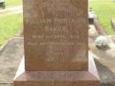 William Montague OAKES, born 5 April 1859?, died 26 Nov 1929?; Diane Philippa OAKES, born 30 Dec 1864, died 24 Feb 1933; Appletree Creek cemetery, Isis Shire Appletree Creek cemetery, Isis Shire 