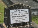 
Raymond HARRETT,
son brother,
died 13 March 1952 aged 30 years;
Appletree Creek cemetery, Isis Shire
