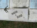 
Freda LOCKWOOD,
mum,
died 3 April 1964 aged 60 years;
Frank LOCKWOOD,
dad,
died 16 June 1978 aged 71 years;
Appletree Creek cemetery, Isis Shire
