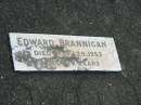 Edward BRANNIGAN, died 29 May 1957 aged 47 years; Appletree Creek cemetery, Isis Shire 