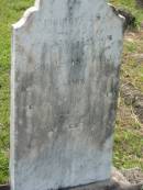 Alfred James HOLLIDAY, son, born 1 Feb 1903, died 4 Dec 1916; Appletree Creek cemetery, Isis Shire 