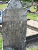 
William Bernard GANNON,
died 20 April 1913 aged 24 years;
Appletree Creek cemetery, Isis Shire
