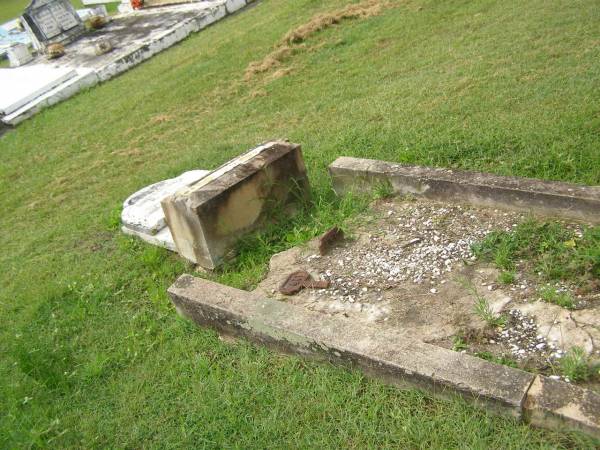 Charles Edward WHITBY,  | husband,  | died 30 Aug ????;  | Appletree Creek cemetery, Isis Shire  | 