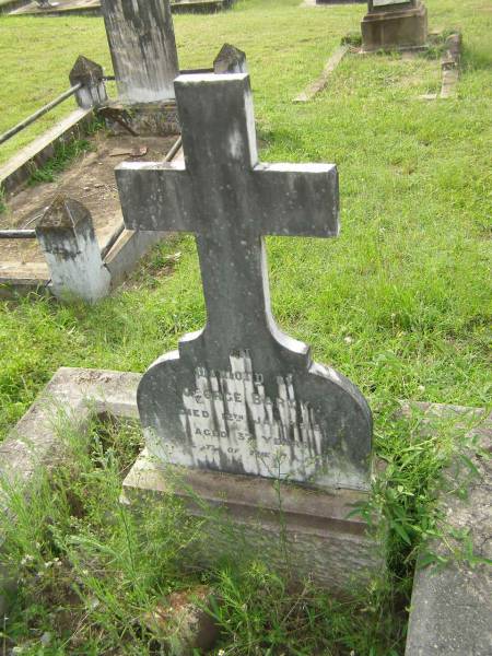 George BARTY,  | died 12 Jan 1918 aged 37 years;  | Appletree Creek cemetery, Isis Shire  | 