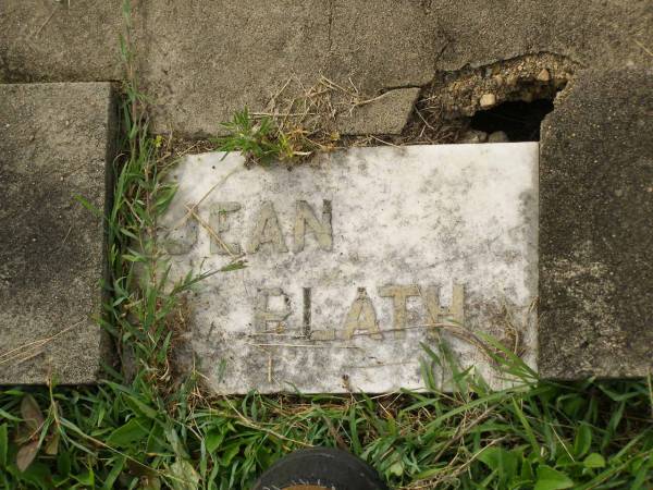Jean PLATH;  | Appletree Creek cemetery, Isis Shire  | 