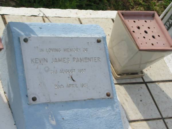 Kevin James PAMENTER,  | 3 Aug 1957 - 20 April 1981;  | Appletree Creek cemetery, Isis Shire  | 