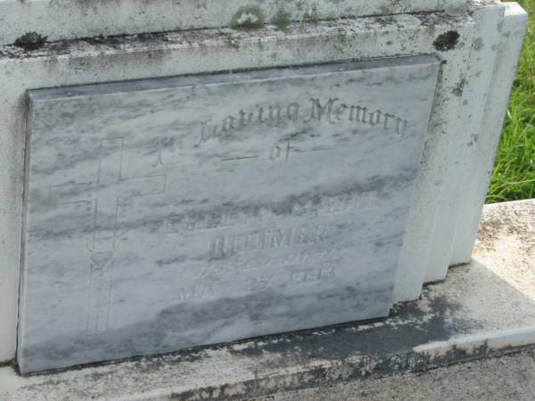 Evelyn Mable? DITTMER,  | died 27 May 1993;  | Appletree Creek cemetery, Isis Shire  | 