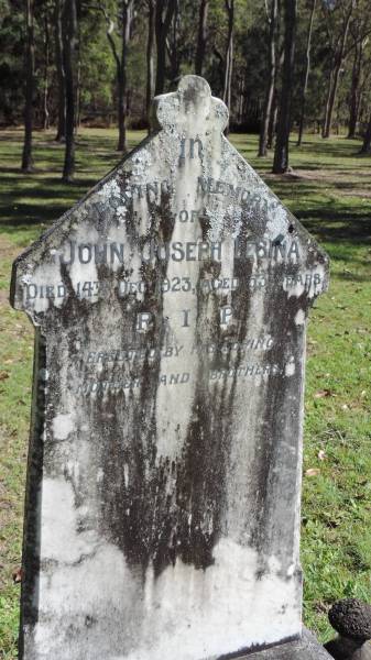 John Joseph LESINA  | d: 14 Dec 1923 aged 53  |   | Atherton Pioneer Cemetery (Samuel Dansie Park)  |   |   | 