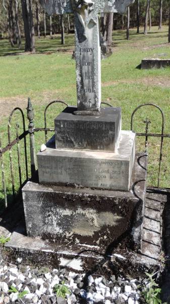 Bridget DONOVAN  | d: Atherton, 9 Mar 1908 aged 50?  |   | Atherton Pioneer Cemetery (Samuel Dansie Park)  |   |   | 