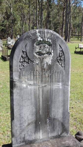 Charles HALFPAPP  | d: 13 Apr 1913 aged 27  |   | Atherton Pioneer Cemetery (Samuel Dansie Park)  |   |   | 