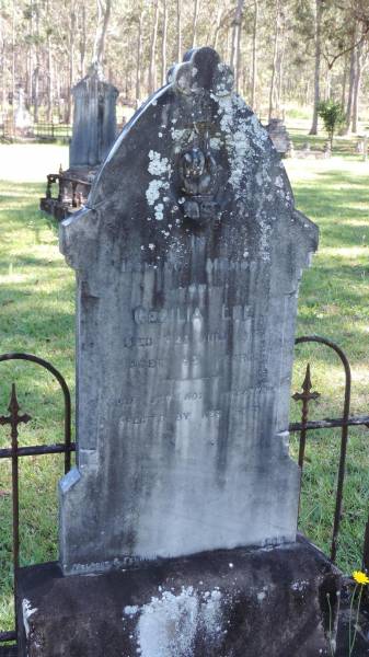 Cecilia LEE  | d: 3 Jul 1912 aged 43  |   | Atherton Pioneer Cemetery (Samuel Dansie Park)  |   |   | 