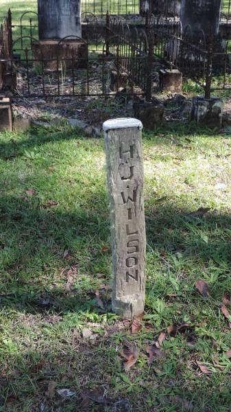 H.J. WILSON  |   | Atherton Pioneer Cemetery (Samuel Dansie Park)  |   |   | 