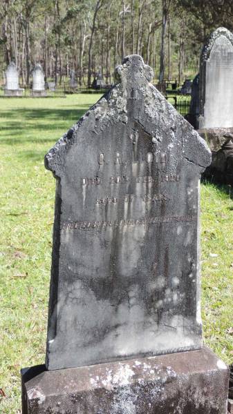 G.R. LLOYD  | d: 20 Feb 1920 aged 57  |   | Atherton Pioneer Cemetery (Samuel Dansie Park)  |   |   | 
