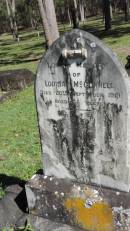 
Louisa McCONNELL
d: 20 Sep 1919 aged 44

Atherton Pioneer Cemetery (Samuel Dansie Park)

