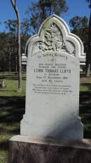 
Lewis Thomas LLOYD (of Barrine)
d: 1 Nov 1916 aged 62

Atherton Pioneer Cemetery (Samuel Dansie Park)

