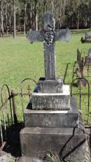 William Bernard KELLY d: 5 Nov 1907 aged 64 husband of Bridget KELLY  Atherton Pioneer Cemetery (Samuel Dansie Park)   
