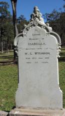 
Isabella (McKINNON)
d: 25 Jul 1916 aged 68
wife of W.L. McKINNON

Atherton Pioneer Cemetery (Samuel Dansie Park)


