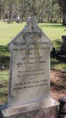 
William James TRIMBLE
d: 20 Jan 1925 aged 17y 10 mo from the effects of diving into Lake Lee

Atherton Pioneer Cemetery (Samuel Dansie Park)


