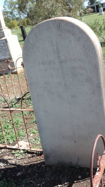 James Andrew (HARTIGAN) ?  |   |   | Aubigny Catholic Cemetery, Jondaryan  |   | 