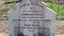 
Cornelius STACK
b: co Kerry Ireland
d: 26 Jan 1922 aged 66

Mary STACK
d: 7 Jul 1953 aged 88

Aubigny Catholic Cemetery, Jondaryan

