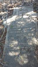 Hilda KOWITZ d: 24 Dec 1920 aged 15 daughter of August and Bertha KOWITZ  Aubigny St Johns Lutheran cemetery, Toowoomba Region  