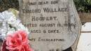 Esmond Wallace HOOPERT d: 18 Aug 1930 aged 6 days  Aubigny St Johns Lutheran cemetery, Toowoomba Region  