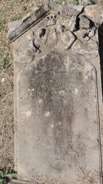 Robert FITZPATRICK  | d: 28 Oct 1870 aged 87  |   | Banana Cemetery, Banana Shire  |   | 