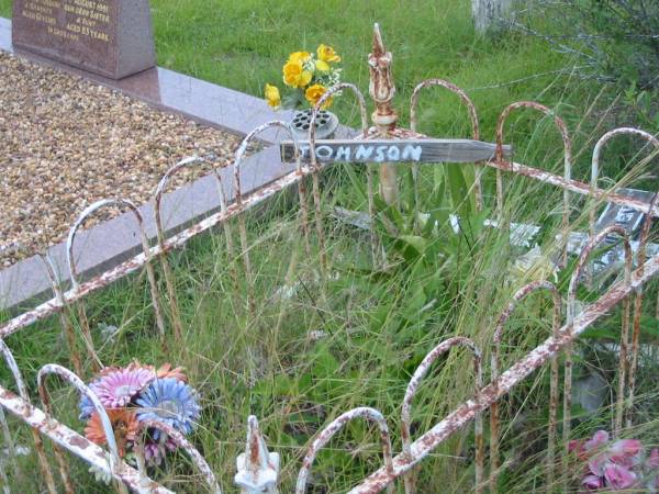 JOHNSON;  | Barney View Uniting cemetery, Beaudesert Shire  | 