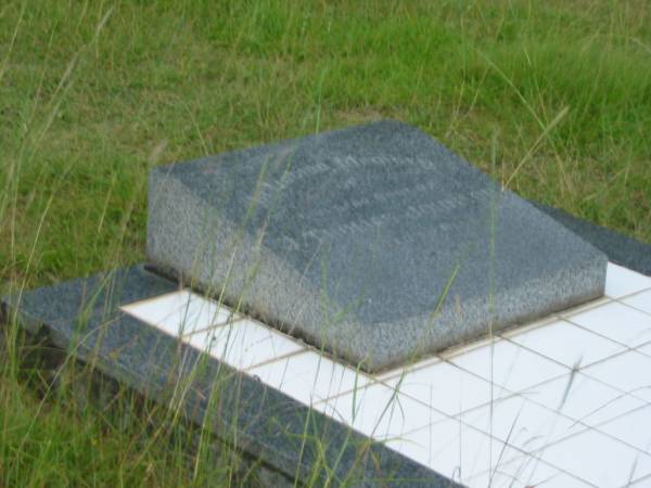 Thomas JOHNSON,  | died 26-6-75;  | Barney View Uniting cemetery, Beaudesert Shire  | 