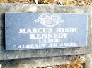 Marcus Hugh KENNEDY, 1-3-1999; Beerwah Cemetery, City of Caloundra 
