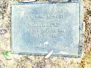 Walter LORD, died 18 Dc 1961 aged 71 years; Beerwah Cemetery, City of Caloundra 