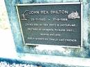 John Rex SHILTON, 25-11-1955 - 17-6-1996, son of Rex (dec.) & Jacqueline, brother of Barbara, Richard (dec.), Maxine & Ann; Beerwah Cemetery, City of Caloundra 