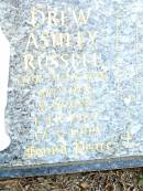Drew Ashley RUSSELL, son brother, 1-11-1967 - 17-3-1999; Beerwah Cemetery, City of Caloundra 