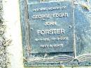 George Edgar John FORSTER, 18-1-1915 - 13-3-2002; Beerwah Cemetery, City of Caloundra 