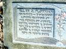 Allan C. PLOWMAN, 10-9-1928 - 24-2-2000, husband of Pat, father of Janice, Kerry, Andrew & Sarah, pop to Lauren & Katie; Beerwah Cemetery, City of Caloundra 