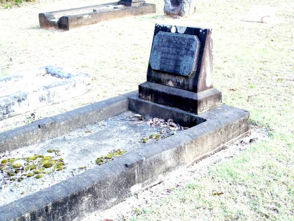 William J. WILSON, husband father,  | died 31-12?-1959 aged 56 years;  | Beerwah Cemetery, City of Caloundra  | 