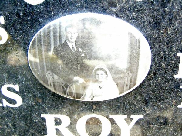 Charles Henry Douglas ROY,  | 18-1-1918 - 5-5-1998 aged 80;  | Irene Isabel Pearl ROY,  | 28-6-1925 - 13-4-1982 aged 57;  | parents, grandparents;  | Beerwah Cemetery, City of Caloundra  | 